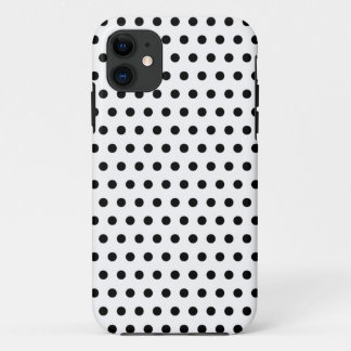 Black and White Polka Dot Pattern. Spotty. Case-Mate iPhone Case