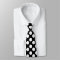 Black and White Polka Dot Tie