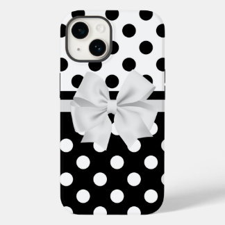 Black And White Polka Dots  Case-Mate iPhone Case