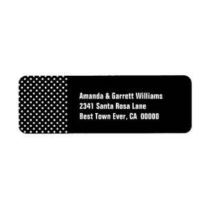 Black and White Polka Dots LA01