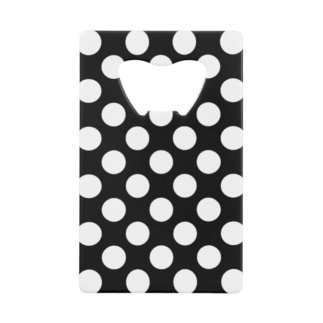 Black and White Polka Dots, Polka Dot Pattern (Front)