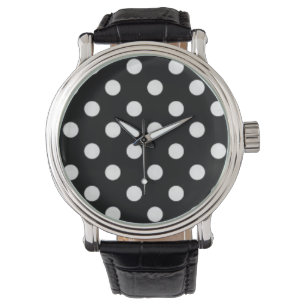 Black and White Polka dots Watch