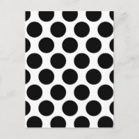 Black and White Polkadot pattern