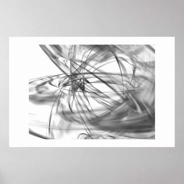 Black and White Poster (Front)