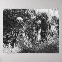 Black and White Poster Charon Ferryman thru Styx