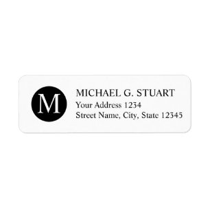 Black and White Professional Monogram