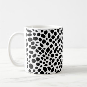 Black And White Psychedelic Oragnic Skin Pattern Coffee Mug