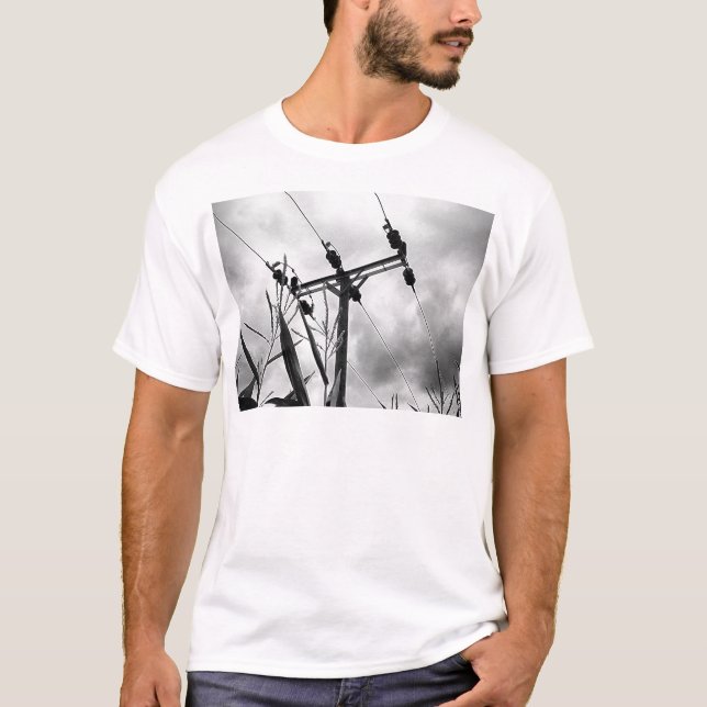 Black and white pylon T-Shirt (Front)