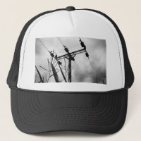 Black and white pylon