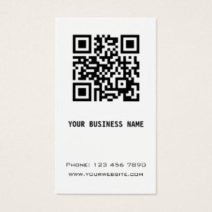 Black and White QR Code