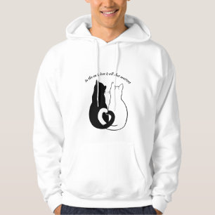 Black and White Quote Love Couple T-Shirt Hoodie