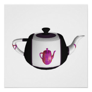 Black And White Rainbow Kitchen  Poster