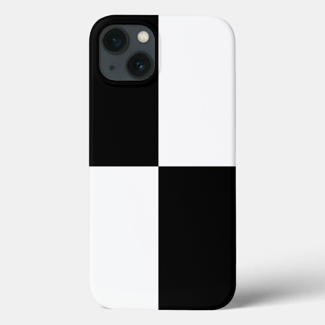 Black and White Rectangles iPhone 8/7 case (Back)