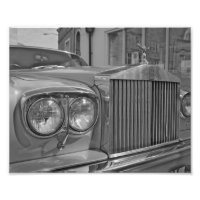 Black and White Rolls Royce