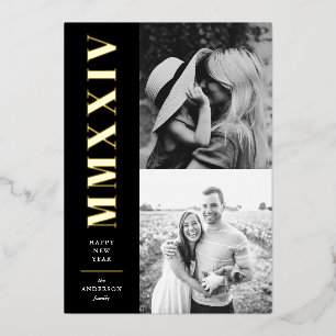Black and White Roman Numerals Two Photo