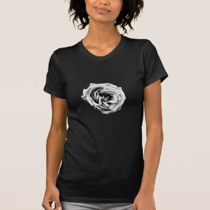 Black and White Rose T-Shirt