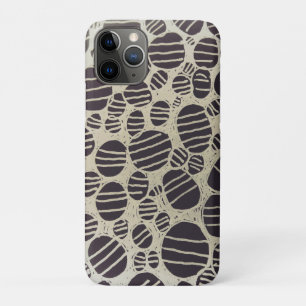 Black and white round abstract art design Case-Mate iPhone case