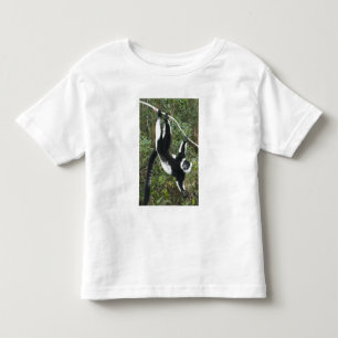 Black and White Ruffed Lemur, (Varecia Toddler T-Shirt