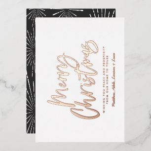 black and white script merry Christmas non photo 