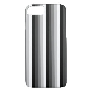 Black and white shadow stripes Case-Mate iPhone case