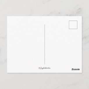 black and white sketch of Mountains Postcard