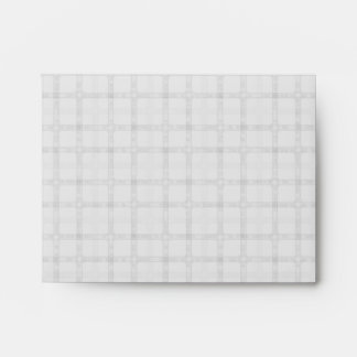 Black and White Skull. On Grey Check. Envelope