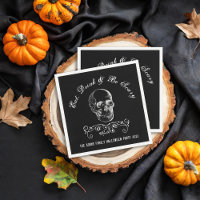 Black and White Skull Personalised Halloween Party