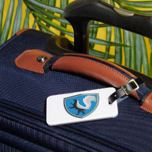 Black And White Skunk Luggage Tag