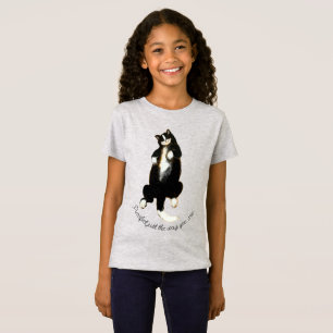 Black and white sleeping cat T-Shirt