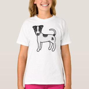 Black And White Smooth Coat Parson Russell Terrier T-Shirt