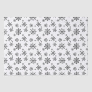 Black and White Snowflake 2 Tissue Paper