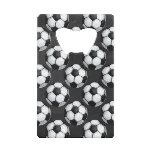 Black and White Soccer Ball Pattern
