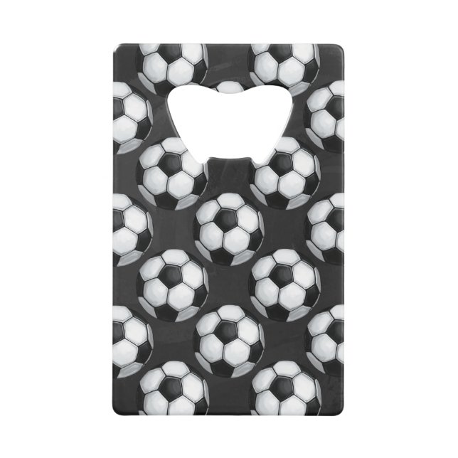 Black and White Soccer Ball Pattern (Front)