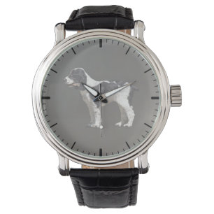 Black and White Spaniel Watch