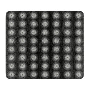 Black And White Spiral Cutting Board