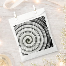 Black and white spiral