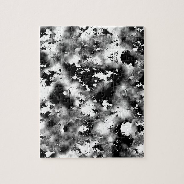 Black And White Spots Puzzle (Vertical)