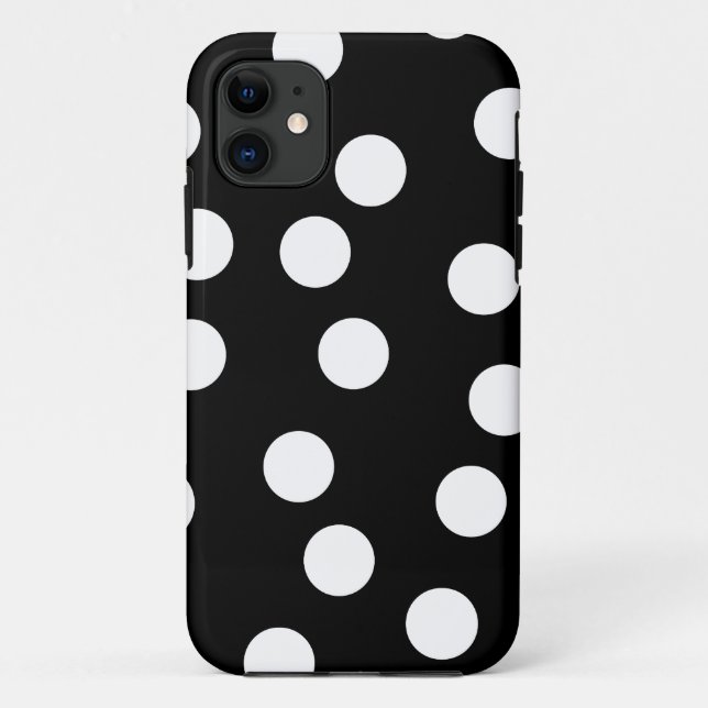 Black and White Spotty Design. Case-Mate iPhone Case (Back)