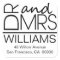 Black And White Square Address Labels Dr And Mrs