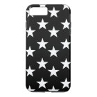Black and White Star Print Phone Case