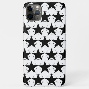 Black and White Stars Circle Geometric Pattern Case-Mate iPhone Case