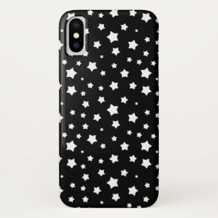 Black and white stars pattern Case-Mate iPhone case