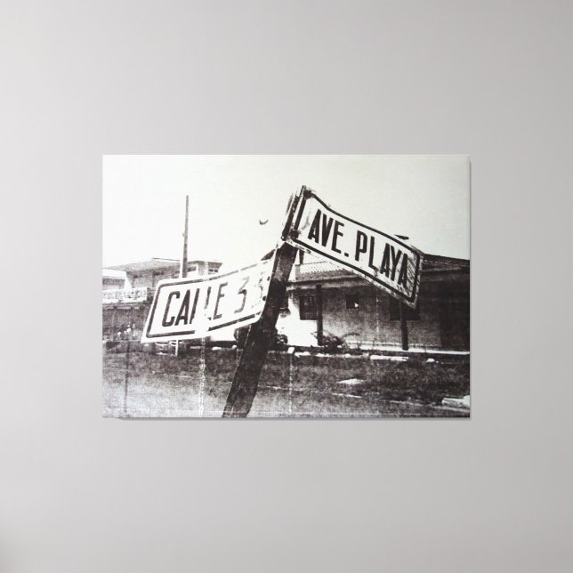 Black and white street sign (Front)