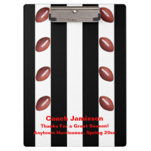 Black and White Stripe, Thanks Football Coach Name