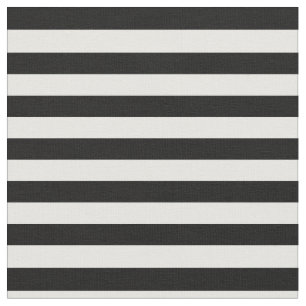 Black and White Striped Fabric