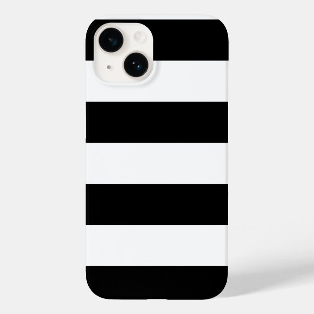 Black and White Striped - Samsung Galaxy S4 Case (Back)