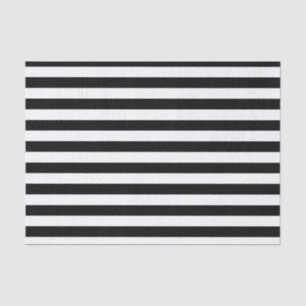Black and White Striped Tissue Paper
