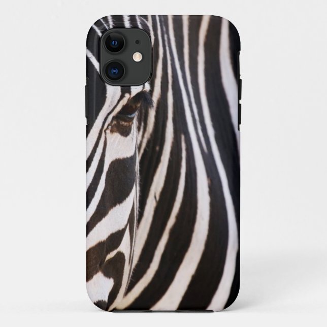 Black and White Striped Zebra Case-Mate iPhone Cas Case (Back)