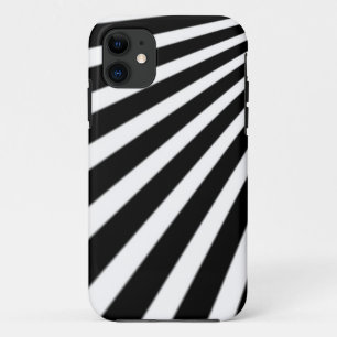 black and white stripes Case-Mate iPhone case