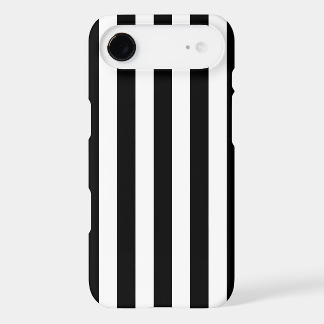 Black and White Stripes Case-Mate iPhone Case (Back)